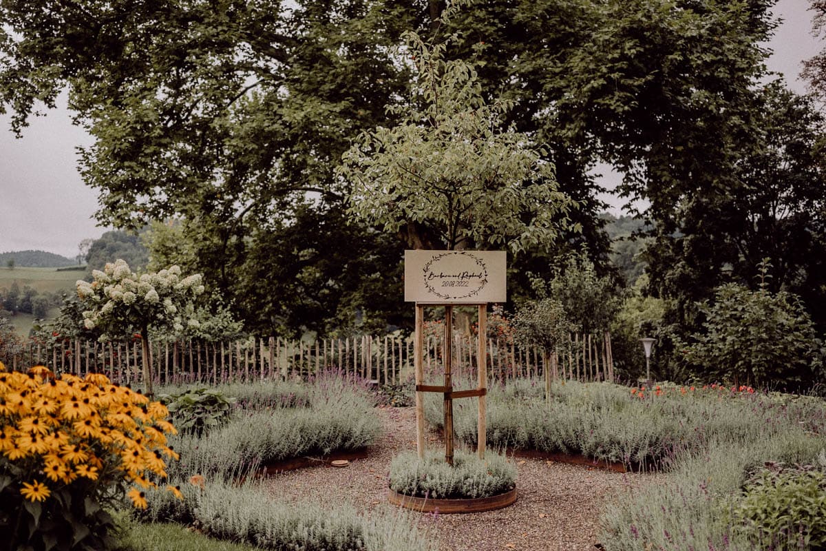 Ankunft Location Hochzeitsesssen Schloss Ried