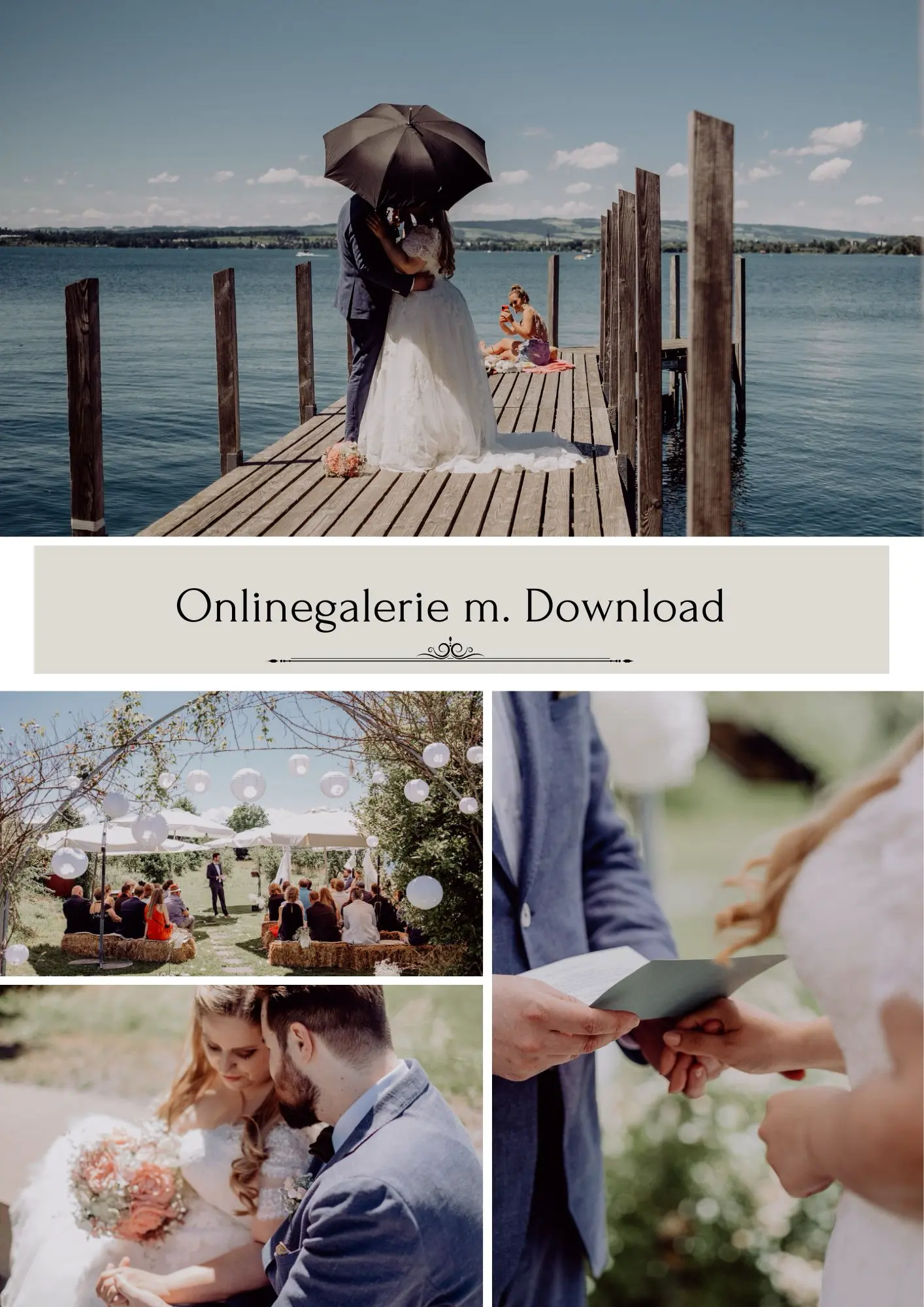 Wedding couple in Zug schweiz am See und bei der Trauung,Angebote Hochzeitsfotografie und Hochzeitsreportage